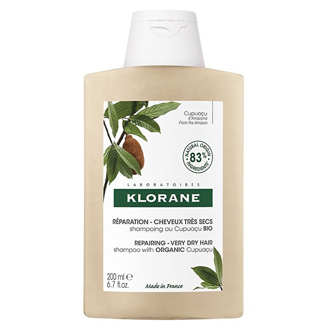 Klorane Vyživujúci šampón pre suché vlasy Bio Maslo Cupuaçu BIO ( Repair ing Shampoo) 400 ml