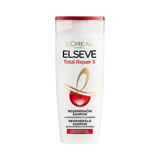 L´Oréal Paris Ošetřující šampon pro poškozené vlasy Elseve (Total Repair 5 ) 250 ml