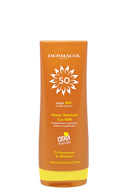 Dermacol Voděodolné zvláčňující mléko na opalování SPF 50 (Water Resistant Sun Milk) 200 ml