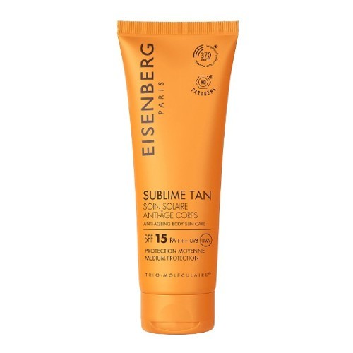 Eisenberg Telový opaľovací krém proti starnutiu pokožky SPF 15 ( Anti-Ageing Body Sun Care ) 100 ml