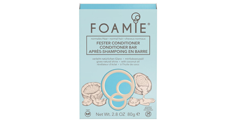 Foamie Tuhý kondicionér pro normální vlasy Shake Your Coconuts 80 g