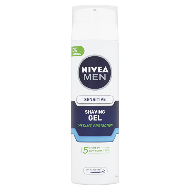 Nivea Gél na holenie Sensitive Instant Protection (Shaving Gel) 200 ml