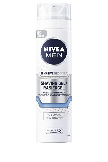 Nivea Obnovujúci gél na holenie pre citlivú pleť Sensitive (Recovery Shaving Gel) 200 ml