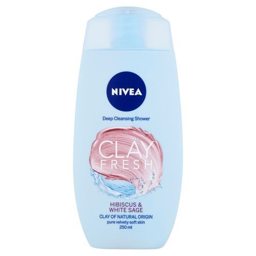 Nivea Svěží sprchový gel ibišek a šalvěj (Clay Fresh Hibiscus & Sage) 250ml