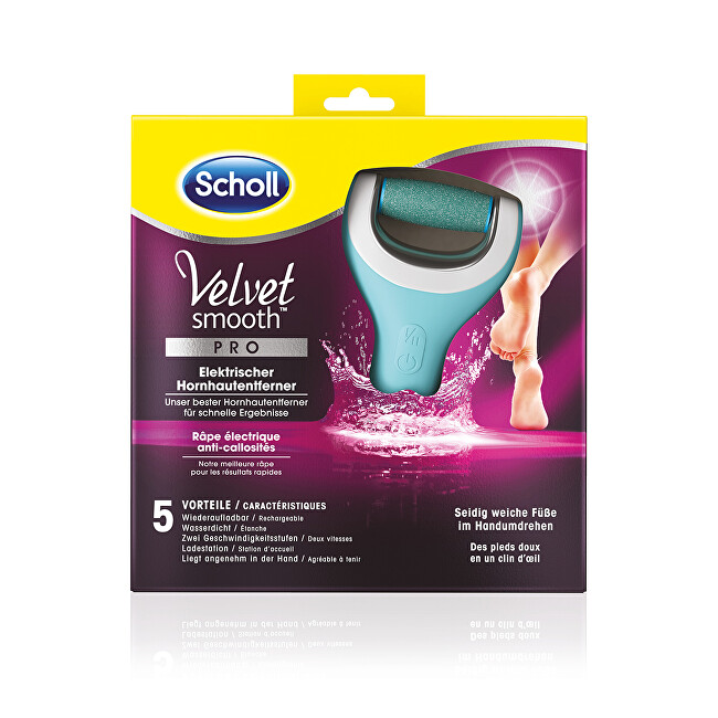 Scholl Elektrický pilník na chodidla do vody Velvet Smooth Pro (Wet And Dry)