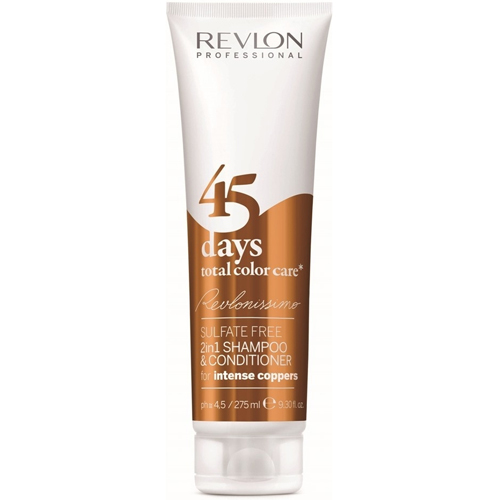Fotografie Revlon Professional Revlonissimo Color Care šampon a kondicionér 2 v 1 pro měděné odstíny vlasů bez sulfátů 275 ml