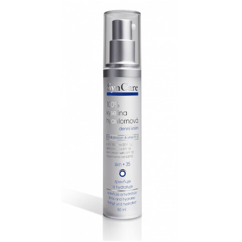 SynCare Denní krém 100% kyselina hyaluronová SPF 10 50 ml
