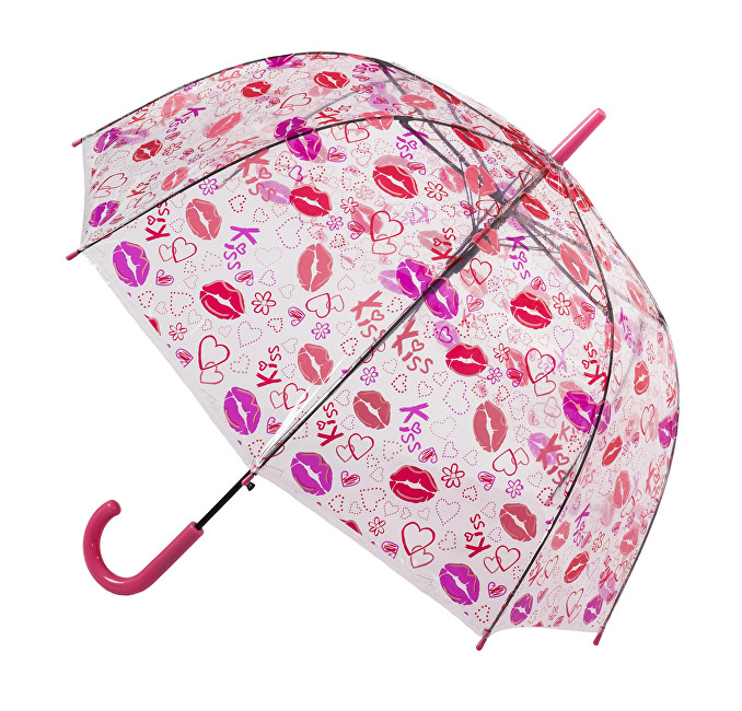 Blooming Brollies Dámský průhledný holový deštník POESLIP