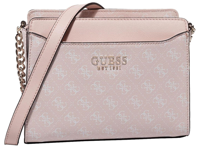 Guess Dámská crossbody kabelka Lorenna 4G Logo HWSG76 71140 blush