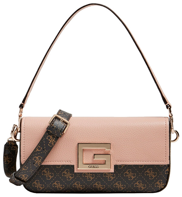 Guess Dámská crossbody kabelka Brightside HWSG75 80180 brown multi