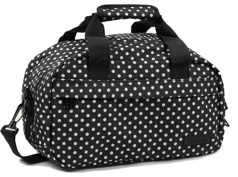 Member\‘s Cestovní taška 20L SB-0043 černá/bílá Member‘s