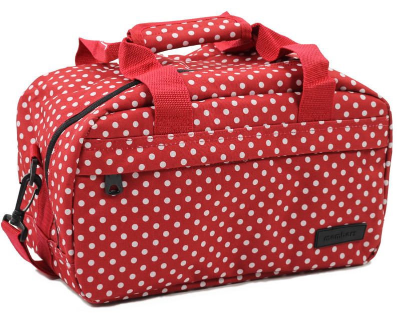 Member\‘s Cestovní taška 20L SB-0043 červená/bílá Member‘s