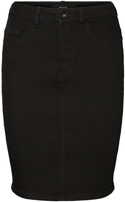 Vero Moda Dámská sukně Hot Nine Hw Dnm Pencil Skirt Mix Noos Black S Vero Moda