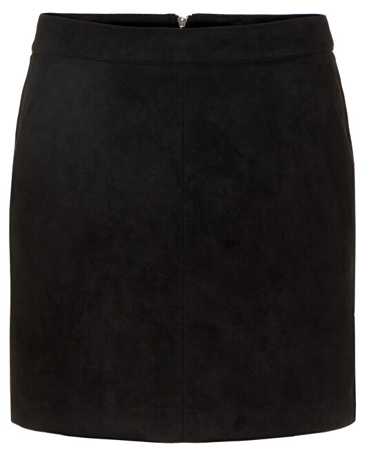Vero Moda Dámská sukně VMDONNADINA FAUX SUEDE SHORT SKIRT NOOS Black M Vero Moda