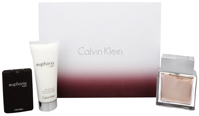 Calvin Klein Euphoria Men - EDT 100 ml + EDT 15 ml + balzám po holení 100 ml