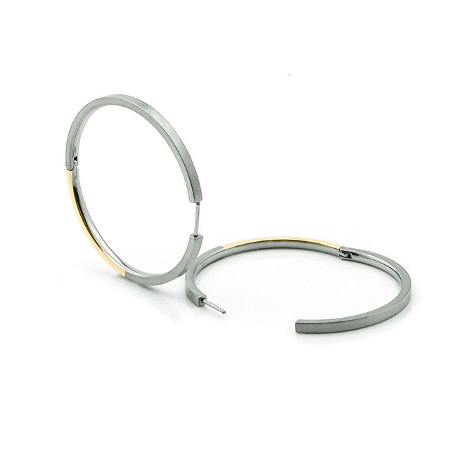 Boccia Titanium Pozlacené titanové náušnice 0508-02