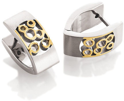 Boccia Titanium Titanové bicolor náušnice 0579-02