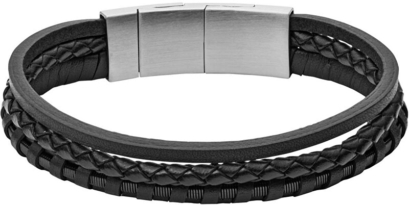 Fossil Pánský kožený náramek JF02935001