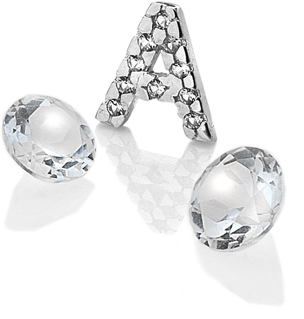 Hot Diamonds Element písmeno "A" s topazy Anais EX220