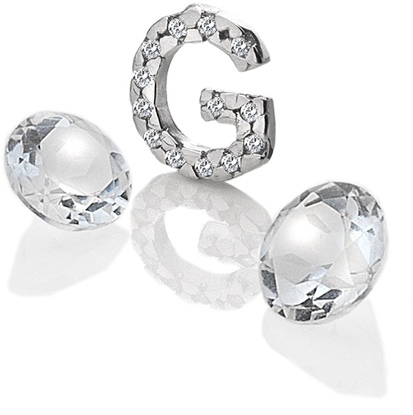 Hot Diamonds Element písmeno "G" s topazy Anais EX226