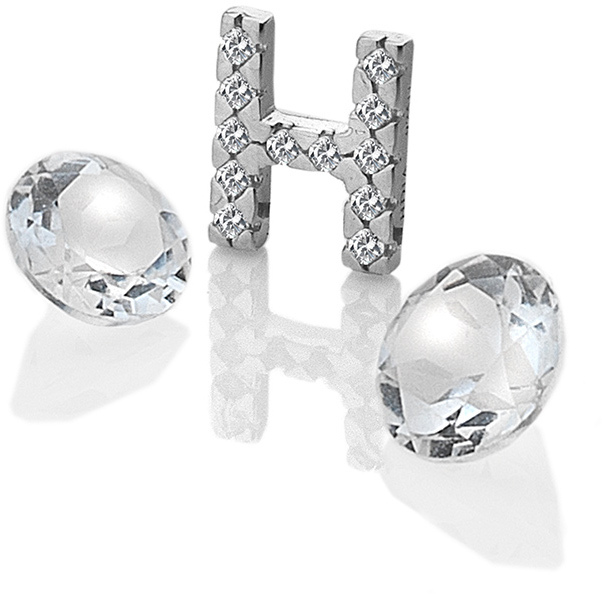 Hot Diamonds Element písmeno "H" s topazy Anais EX227