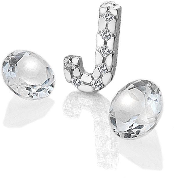 Hot Diamonds Element písmeno "J" s topazy Anais EX229
