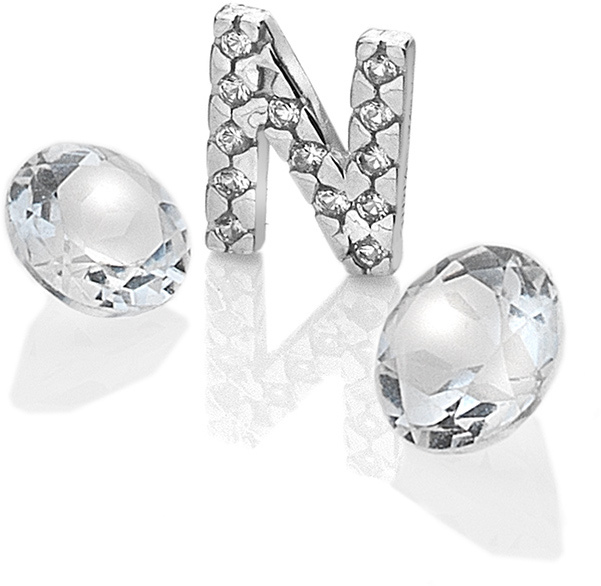 Hot Diamonds Element písmeno "N" s topazy Anais EX233