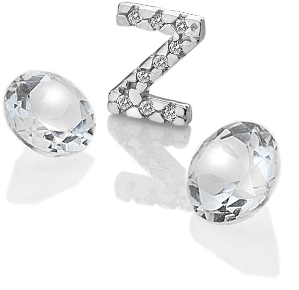 Hot Diamonds Element písmeno "Z" s topazy Anais EX245