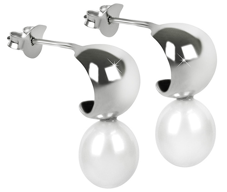 JwL Luxury Pearls Štýlové náušnice s perlou JL0335