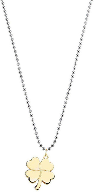 Morellato Oceľový náhrdelník s štvorlístkom Enjoy AIY05