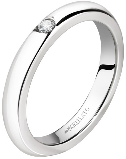 Morellato Oceľový prsteň s kryštálom Love Rings SNA46 54 mm