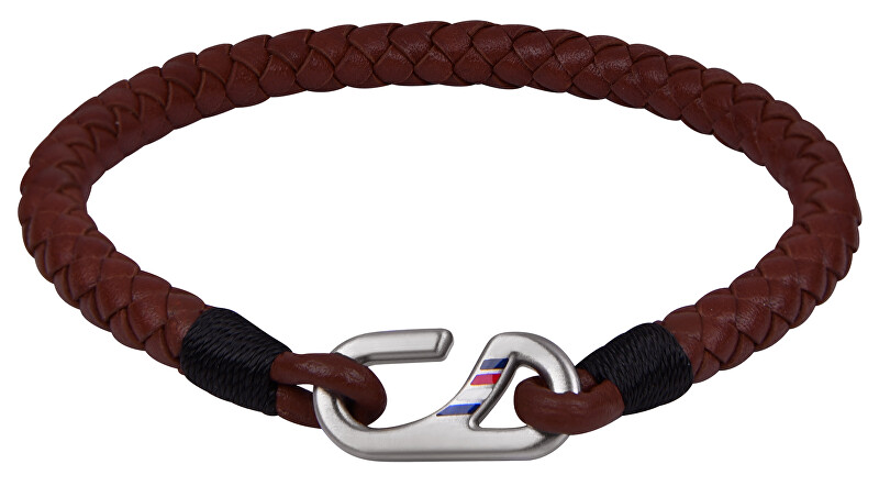 Tommy Hilfiger Pánský kožený náramek TH2790023