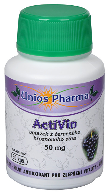 Zobrazit detail výrobku Unios Pharma ActiVin 60 kapslí Zobrazit detail výrobku Unios Pharma ActiVin 60 kapslí