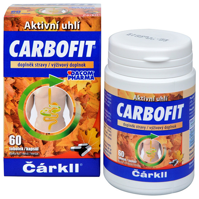Zobrazit detail výrobku Dacom Pharma Carbofit - aktivované rostlinné uhlí 60 tob. Zobrazit detail výrobku Dacom Pharma Carbofit - aktivované rostlinné uhlí 60 tob.