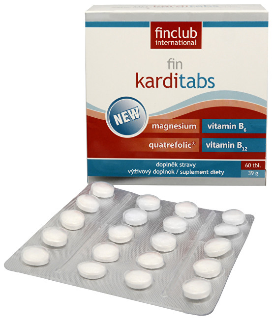 Zobrazit detail výrobku Finclub Fin Karditabs 60 tbl. Zobrazit detail výrobku Finclub Fin Karditabs 60 tbl.