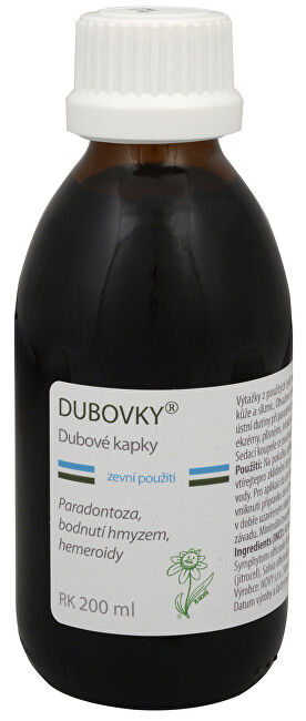 Zobrazit detail výrobku Dědek Kořenář Dubovky - dubové kapky RK 200 ml Zobrazit detail výrobku Dědek Kořenář Dubovky - dubové kapky RK 200 ml