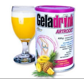 Geladrink Geladrink Artrodiet nápoj 420 g Ananas
