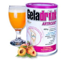 Geladrink Geladrink Artrodiet nápoj 420 g Broskev