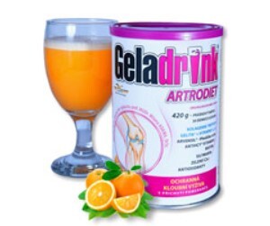 Geladrink Geladrink Artrodiet nápoj 420 g Pomeranč