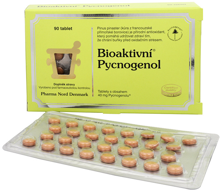 Zobrazit detail výrobku Pharma Nord Bioaktivní Pycnogenol 90 tbl. Zobrazit detail výrobku Pharma Nord Bioaktivní Pycnogenol 90 tbl.
