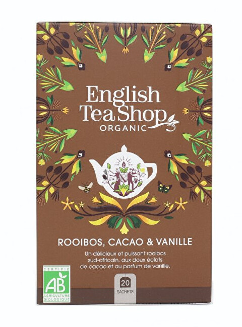 Zobrazit detail výrobku English Tea Shop Čaj Čokoláda, rooibos & vanilka 20 sáčků Zobrazit detail výrobku English Tea Shop Čaj Čokoláda, rooibos & vanilka 20 sáčků