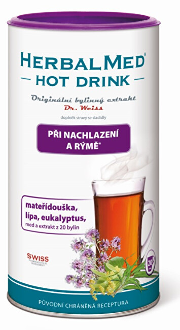 Zobrazit detail výrobku Simply You HerbalMed Hot Drink Dr. Weiss - nachlazení, rýma 180 g Zobrazit detail výrobku Simply You HerbalMed Hot Drink Dr. Weiss - nachlazení, rýma 180 g