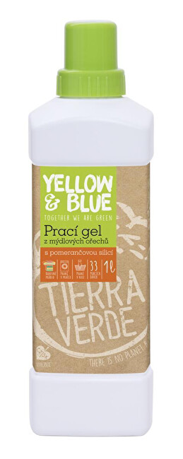 Zobrazit detail výrobku Yellow & Blue Prací gel z mýdlových ořechů s pomerančovou silicí 1 l Zobrazit detail výrobku Yellow & Blue Prací gel z mýdlových ořechů s pomerančovou silicí 1 l