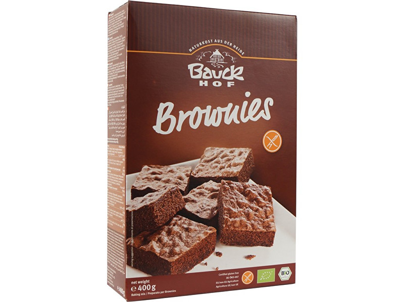 Zobrazit detail výrobku Bauck hof Bio Brownies - čokoládový koláč bezlepková směs 400g Zobrazit detail výrobku Bauck hof Bio Brownies - čokoládový koláč bezlepková směs 400g