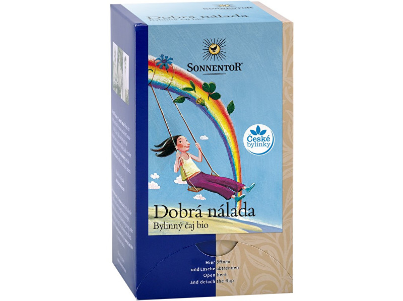 Zobrazit detail výrobku Sonnentor Bio Dobrá nálada - bylinný čaj 27g dvoukomorový (18sáčků) Zobrazit detail výrobku Sonnentor Bio Dobrá nálada - bylinný čaj 27g dvoukomorový (18sáčků)