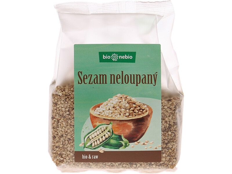 Zobrazit detail výrobku Bio nebio s. r. o. Bio Sezam neloupaný 200g Zobrazit detail výrobku Bio nebio s. r. o. Bio Sezam neloupaný 200g