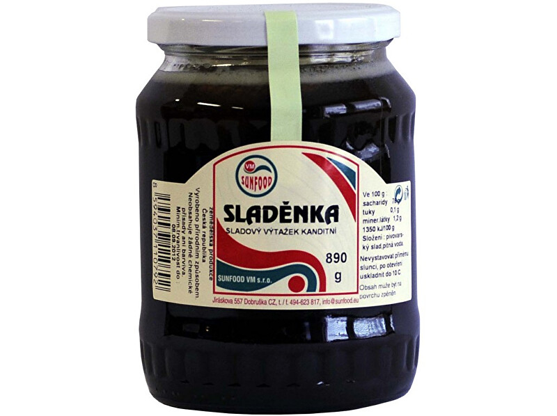 Zobrazit detail výrobku Sunfood Sladěnka - ječmenný slad, sklo 890g Zobrazit detail výrobku Sunfood Sladěnka - ječmenný slad, sklo 890g