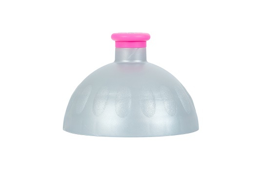 R&B Zdravá fľaša viečko / zátka Víčko stříbrné/zátka fialová fluo