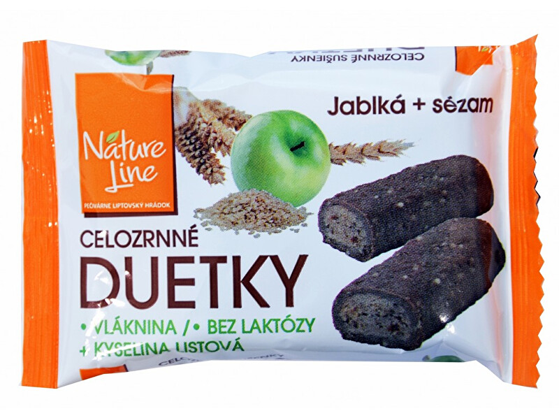 Zobrazit detail výrobku Nature Line Duetka sušenky celozrnné 50g Zobrazit detail výrobku Nature Line Duetka sušenky celozrnné 50g