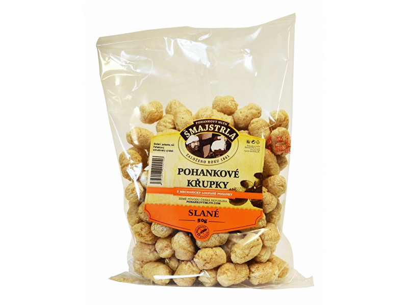 Zobrazit detail výrobku Šmajstrla Pohankové křupky Slané 50 g Zobrazit detail výrobku Šmajstrla Pohankové křupky Slané 50 g